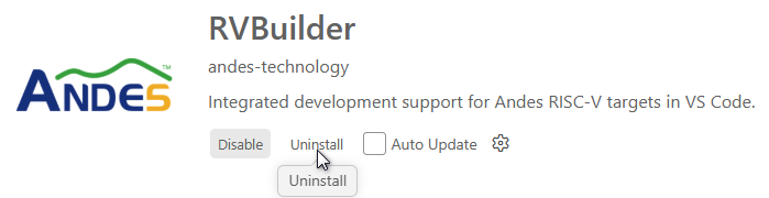 RVBuilder Uninstall