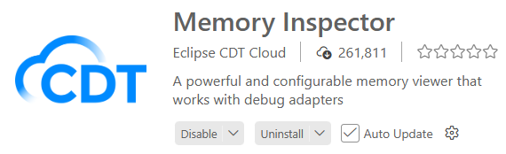 Memory Inspector Extension